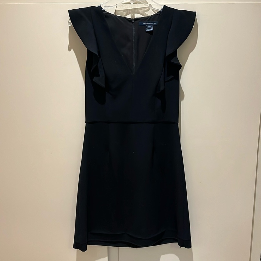 French connection v neck, flutter sleeve dress 6